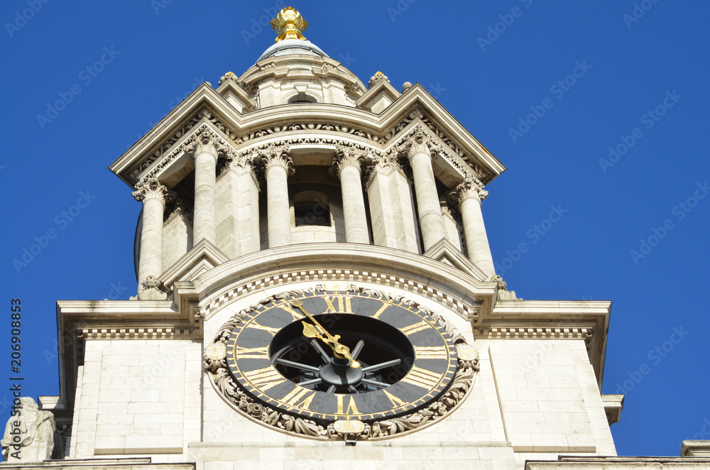 St Paul's Cathedral Clock in London 1