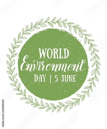 World environment day. Eco friendly ecology concept. .