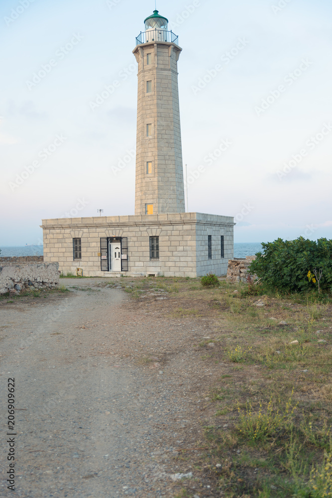 The lighthouse of Gytheio in Greece