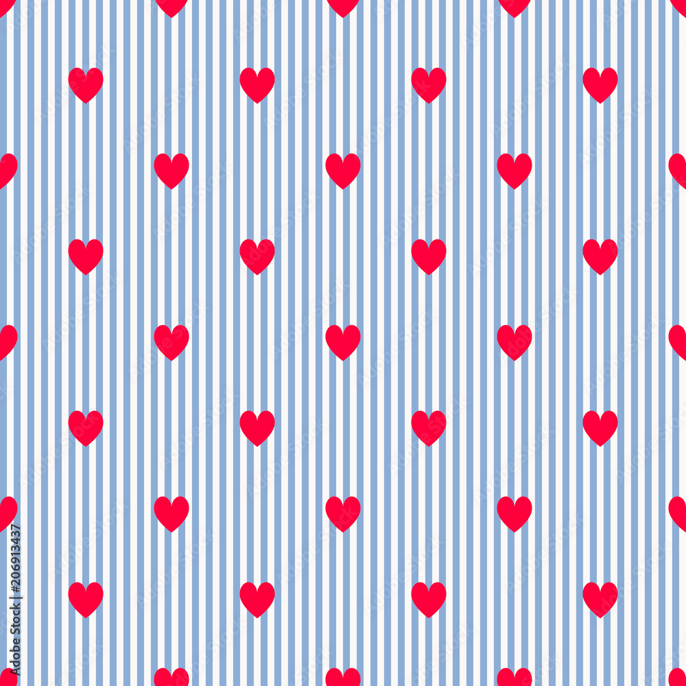 heart pattern on striped background heart pattern on striped background