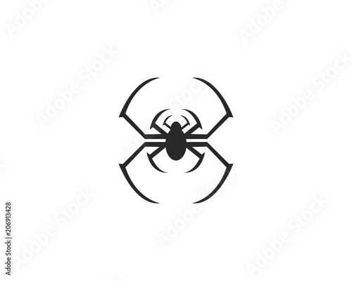 spider logo vector