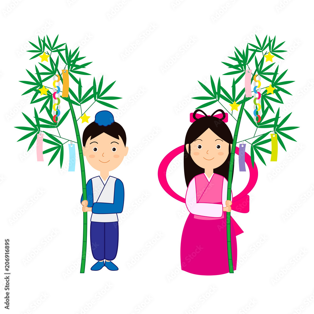 織姫と彦星の七夕のイラスト Stock Illustration Adobe Stock 織姫と彦星の七夕のイラスト Stock Illustration Adobe Stock