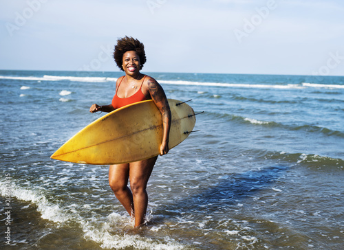 Photography Surfer at a nice beach