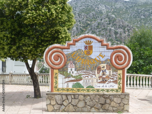 Ubrique, pueblo español en el sur de Andalucía, en la sierra de Cádiz (Andalucia,España) photo