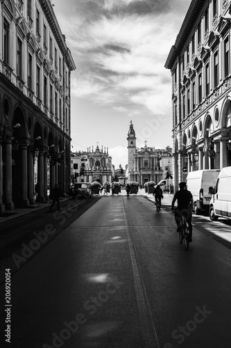 Turin via Roma view