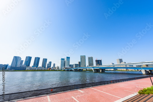 晴海エリアの風景 Landscape of Tokyo city © kurosuke