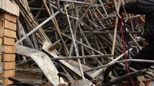 Wallpaper Mural Cutting metal pipes from the old factory Torontodigital.ca