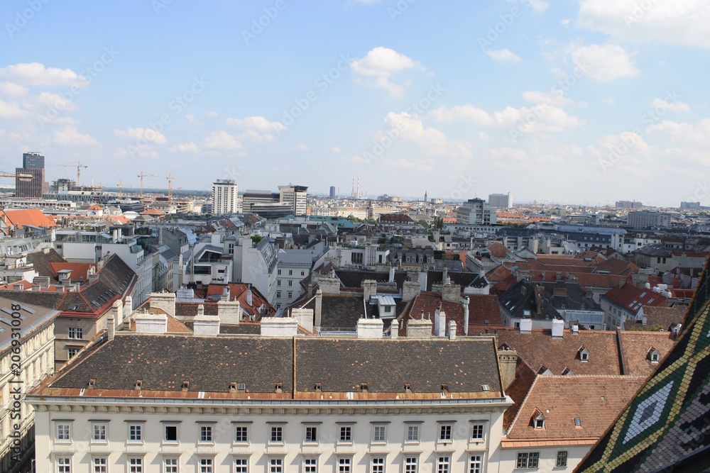 View of Vienna from St Stephen's Cathedral