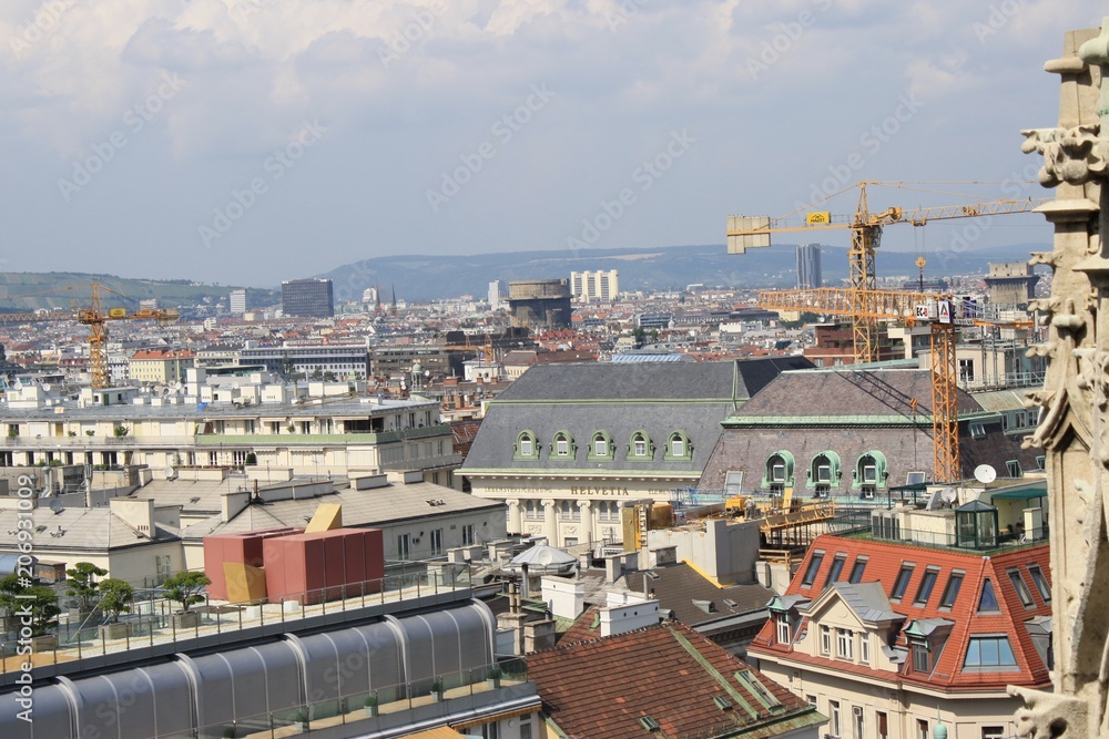 View of Vienna from St Stephen's Cathedral