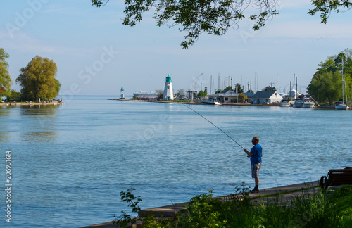 Fishing at Port Dalhousie