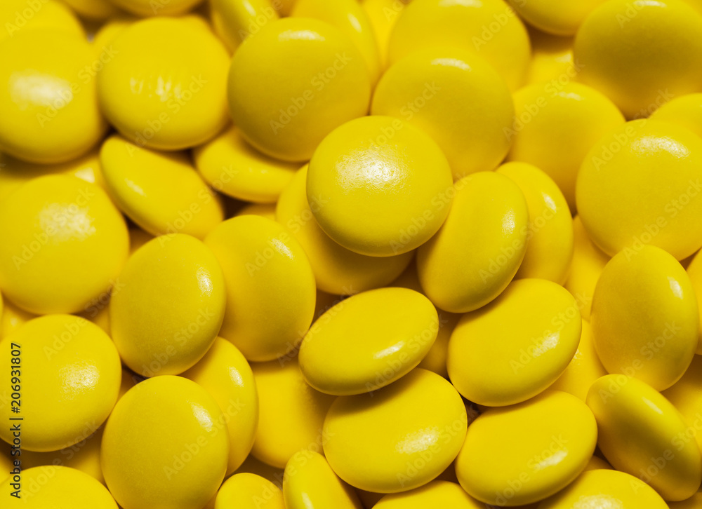 yellow pills background yellow pills background