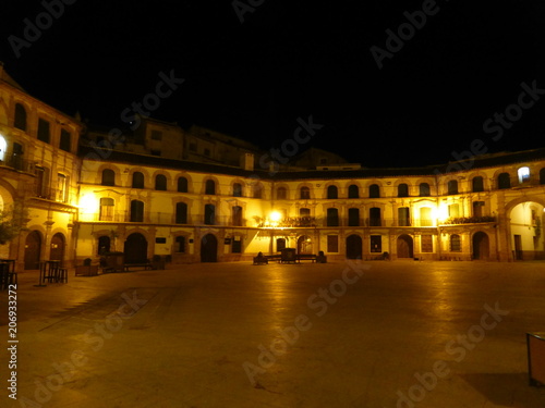 Plaza de Archidona, pueblo de Málaga, en la comunidad autónoma de Andalucía (España)