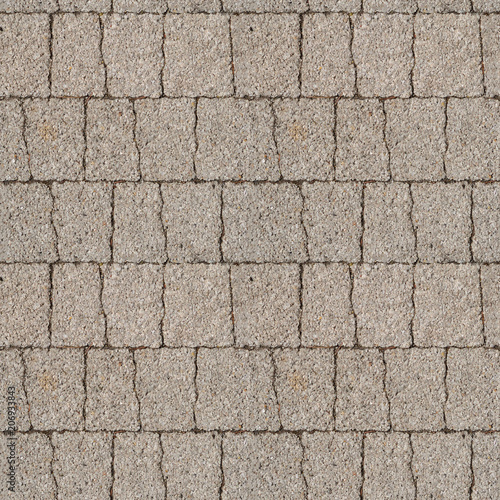 Seamless photo texture of pavement tile from natural stone photo