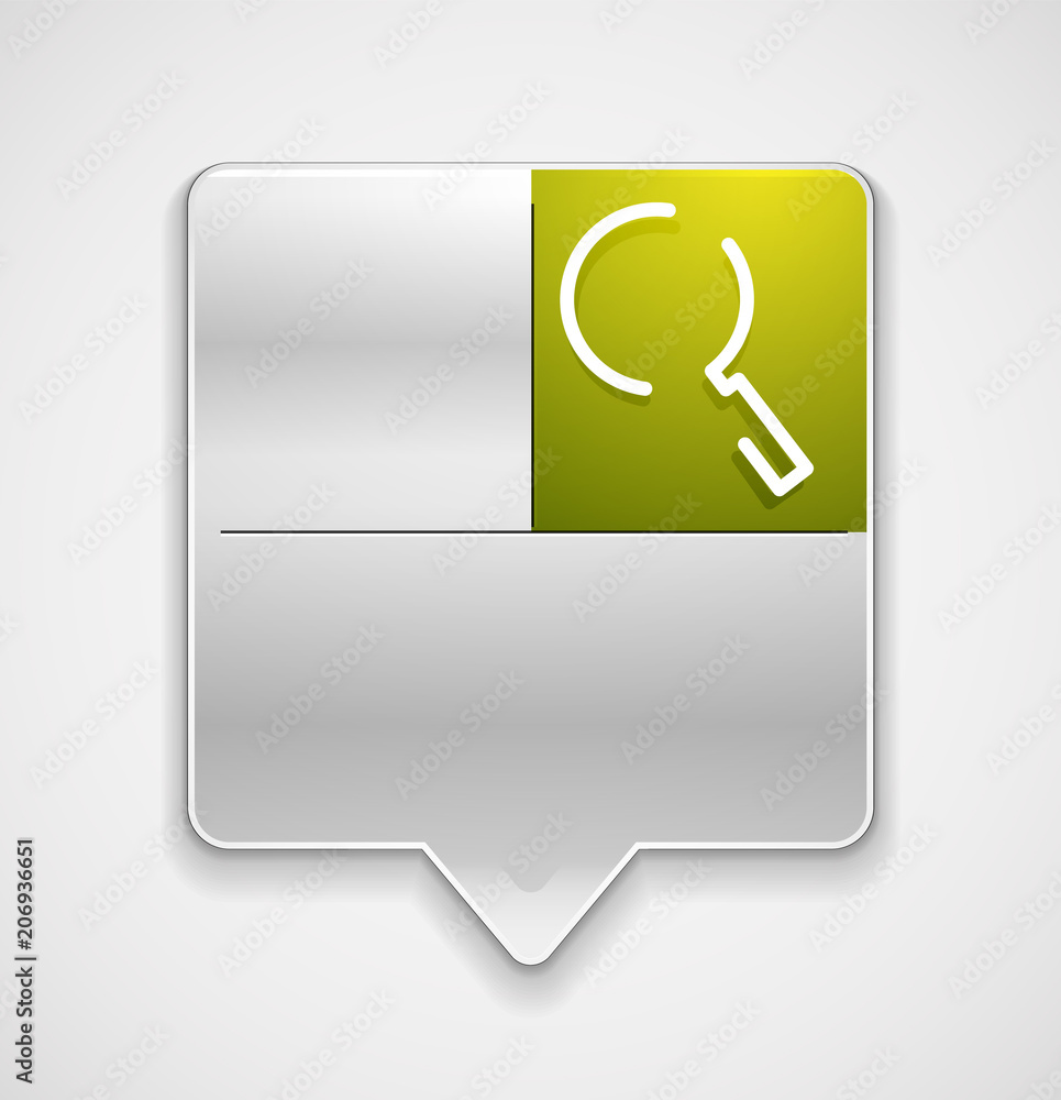 Search magnifyier web button, magnify icon. Modern magnifying glass sign, web site design or mobile app Search magnifyier web button, magnify icon. Modern magnifying glass sign, web site design or mobile app