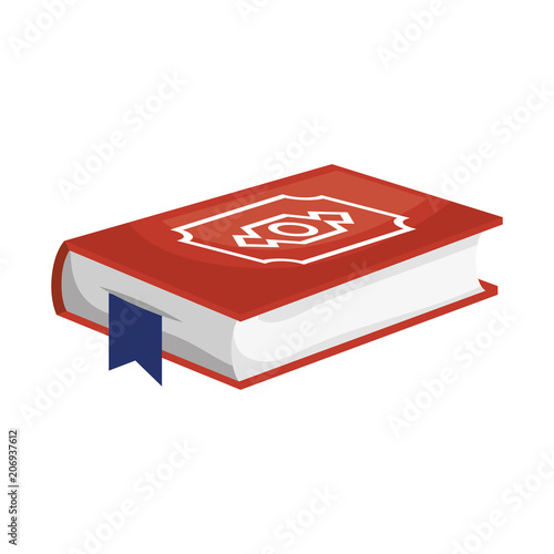 sacred book religious icon vector illustration design