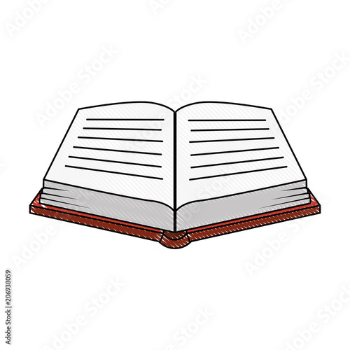 sacred book religious icon vector illustration design