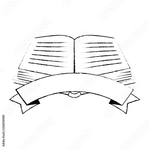 sacred book religious icon vector illustration design