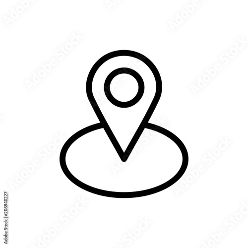 Map flat icon