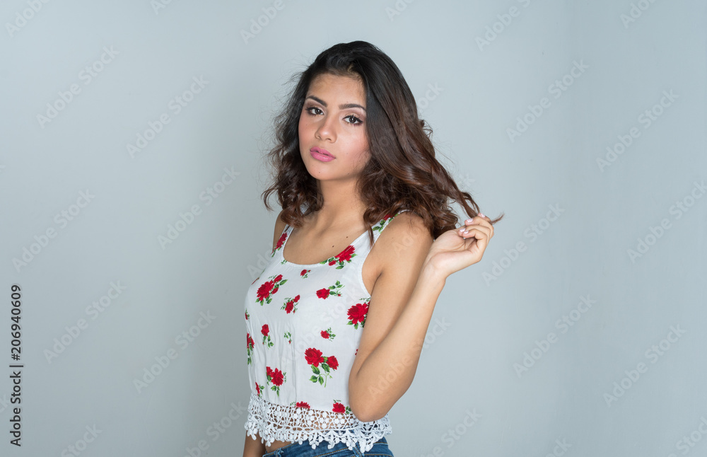 Teen Hispanic Female Model Teen Hispanic Female Model