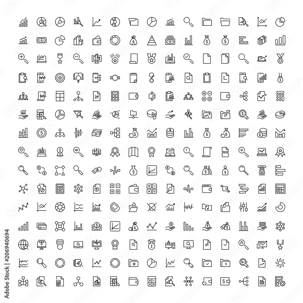 Financial icon set Financial icon set