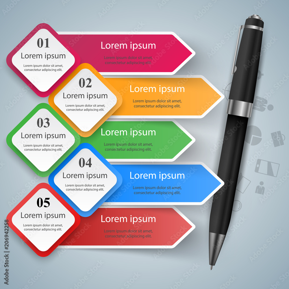 Pen, education icon. Business infographic Vector eps 10 Pen, education icon. Business infographic Vector eps 10