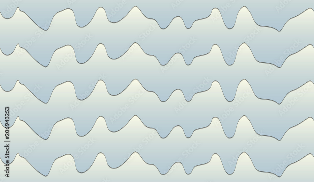 Seamless pattern of wavy lines Seamless pattern of wavy lines