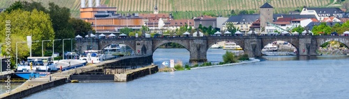 Panoramafoto Mainbrücke Würzburg photo