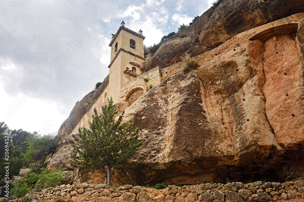 Church of the Virgen de la Balma, Zorita del Maestrazgo, Castellon province, Spain Church of the Virgen de la Balma, Zorita del Maestrazgo, Castellon province, Spain