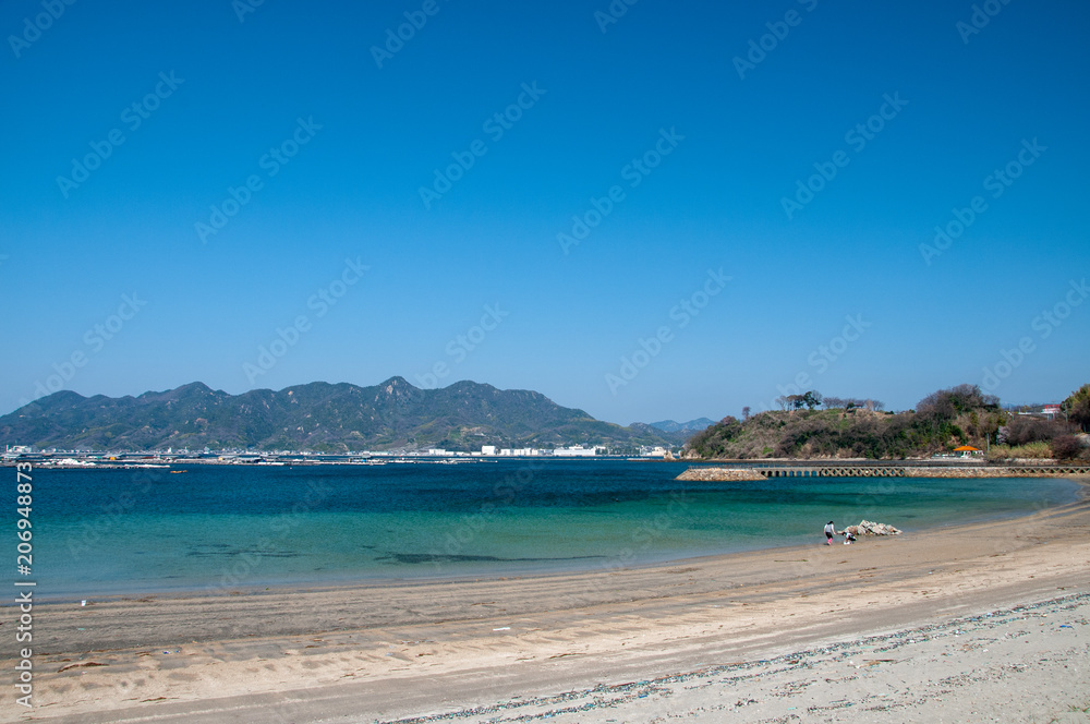 瀬戸内海に浮かぶ江田島