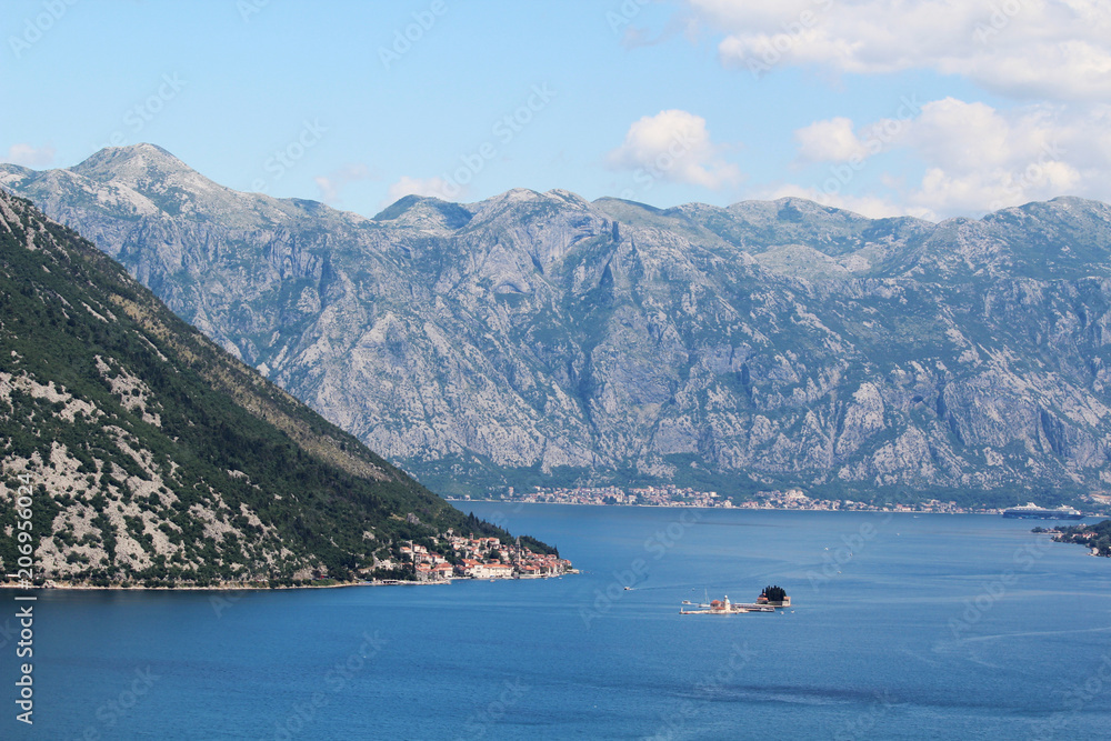 A view of Kotor Bay, Montenegro