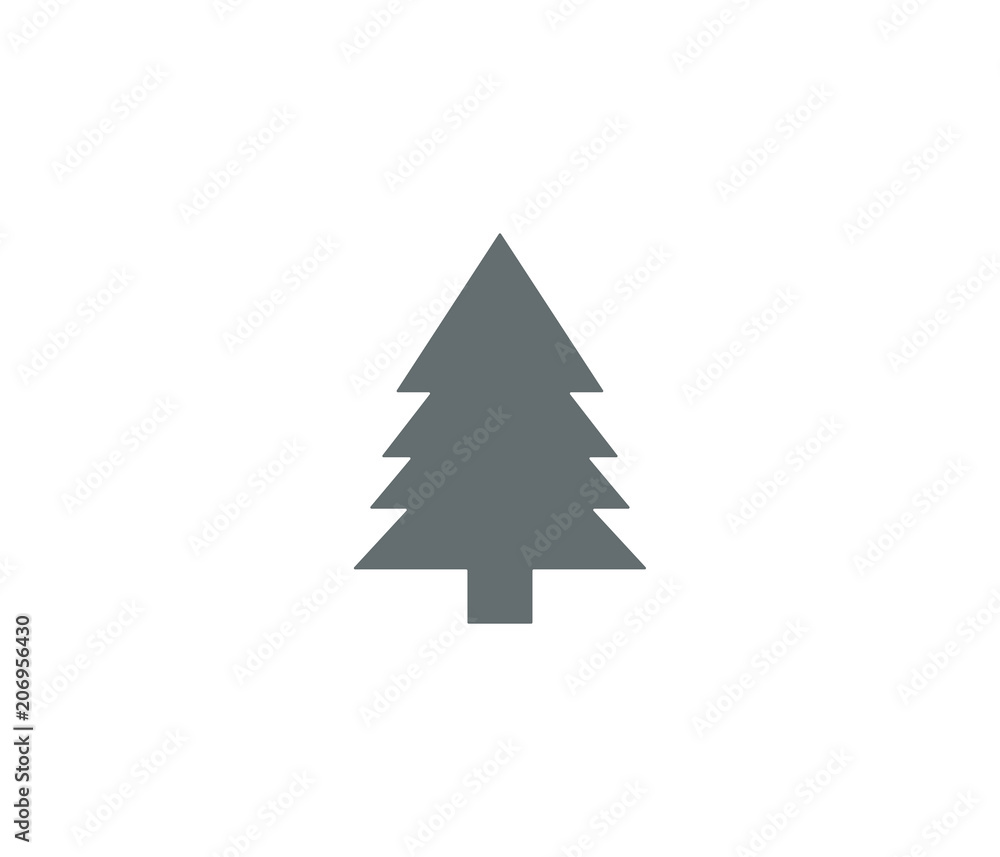 Obraz premium christmas tree icon