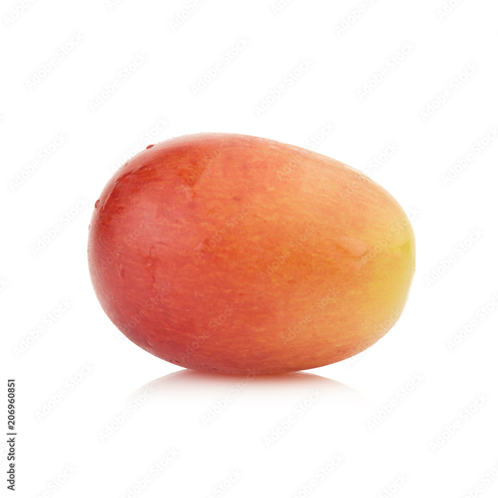 grapes red. ripe fresh. water drop isolated on white background grapes red. ripe fresh. water drop isolated on white background