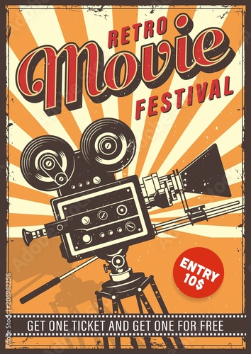 Cinema vintage poster