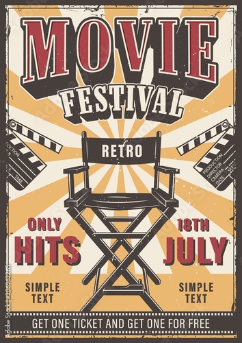 Cinema vintage poster