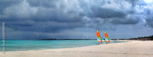 Panoramas of the sea and islands