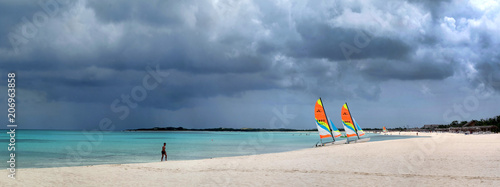 Panoramas of the sea and islands