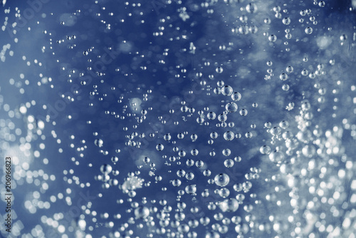 Close-up of a gas air bubble