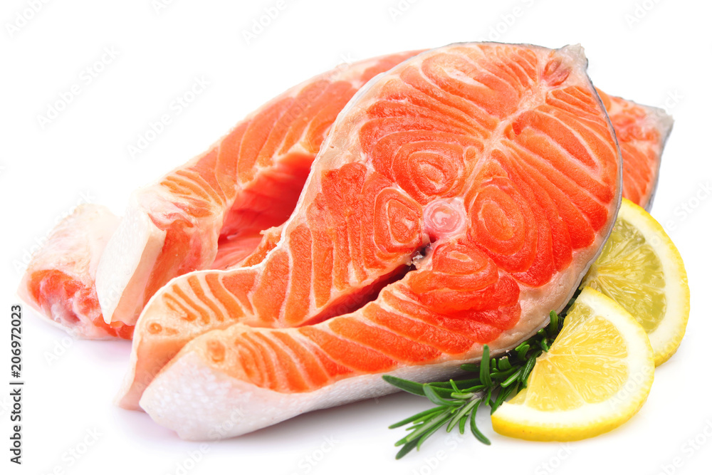 Fish steak salmon