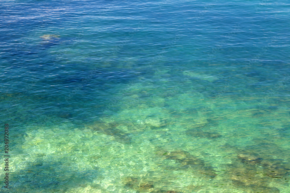Deep Blue Mediterranean Sea in Craotia - Istria