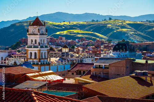 City of Sucre at sunny day. Bolivia photo