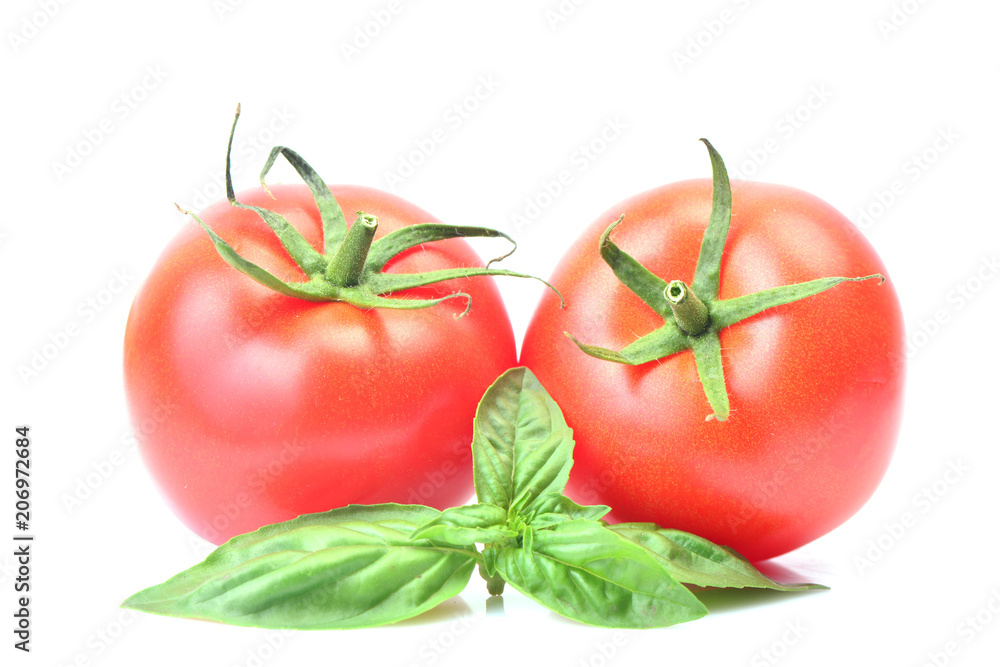 Fresh tomato and basil
