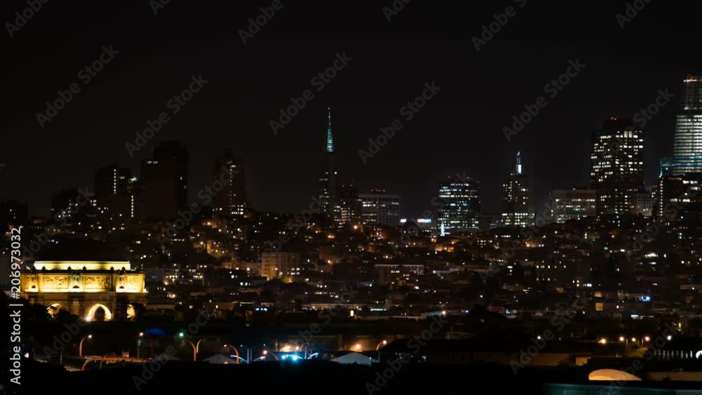 San Francisco Skyline from Crissy Field Time Lapse San Francisco Skyline from Crissy Field Time Lapse