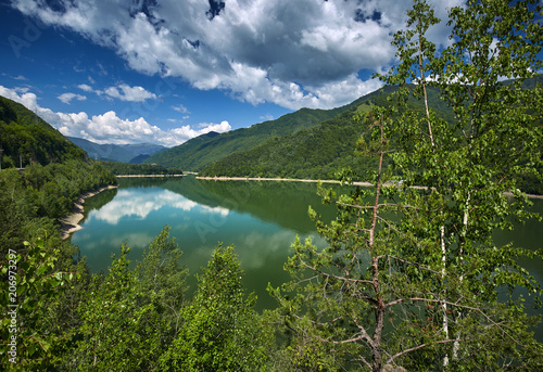 Olt river in Romania
