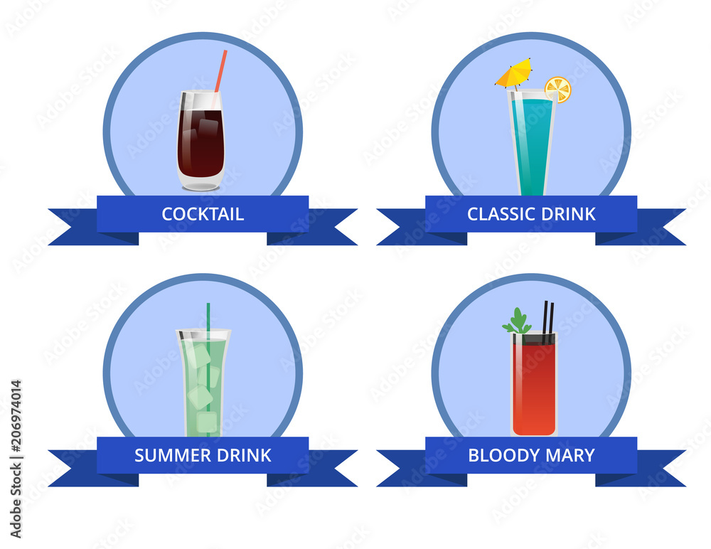 Cocktail Classic Drink Bloody Mary Bright Card Cocktail Classic Drink Bloody Mary Bright Card