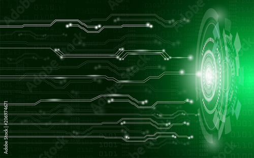 abstract background concept,technology and science with electric circuit on green light ,digital system network in future global,beautiful design for backdrop