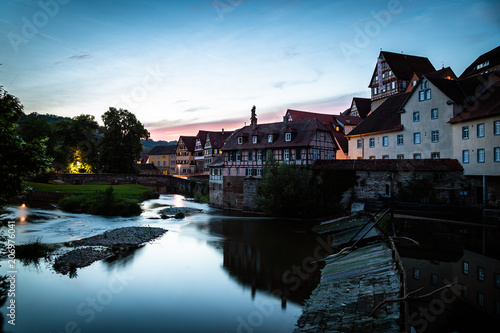 Altstadt von Schwäbisch Hall in Schwaben Hohenlohe © hdg033