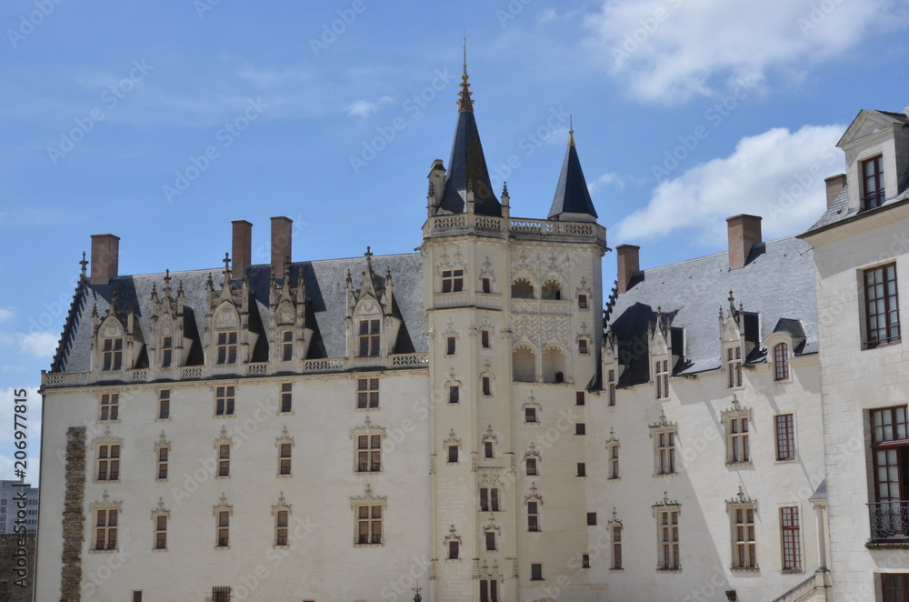 Le grand logis, château des Ducs de Bretagne, Nantes, France
