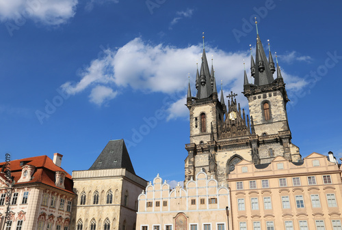 Church of Our Lady Before Tyn in Prague Czech Republic