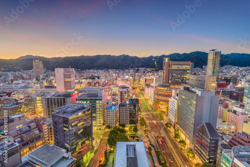 Kobe, Japan Sannomiya Skyline