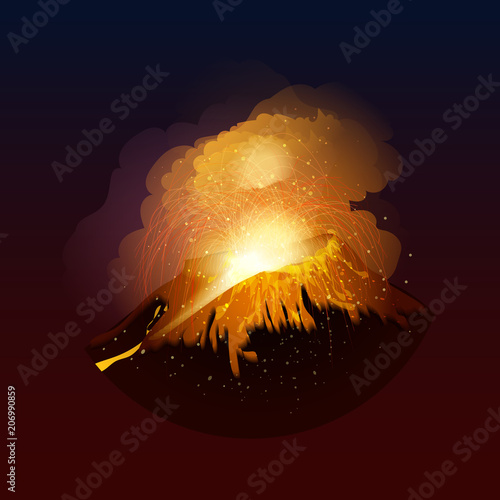 eruption volcano